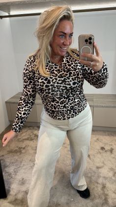 MOMMY SPIJKERBROEK Beige