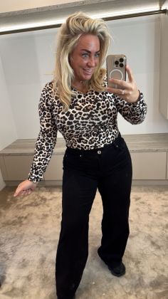 MOMMY SPIJKERBROEK Zwart