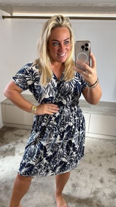 Magic jurk Marineblauw