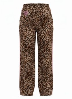 CVV Leopard pants with stripe Roze