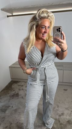 Mommy jumpsuit 8718 KATOEN Marineblauw