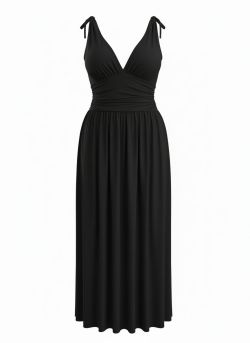 Xtra stretch jurk hs9629 Zwart