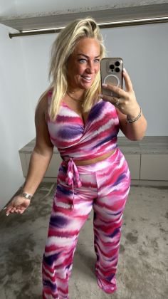 xtra stretch Bonaire 2 piece  Paars