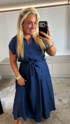 Dress a-8483 Blauw