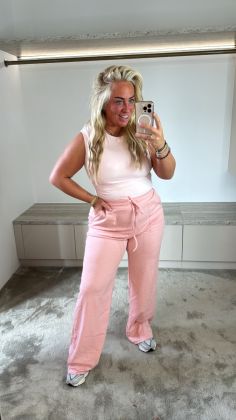 chill pantalon Roze