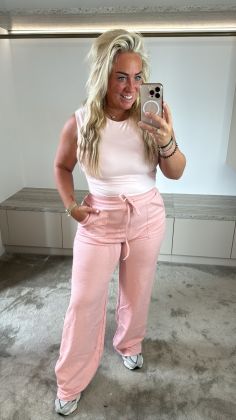 chill pantalon Roze