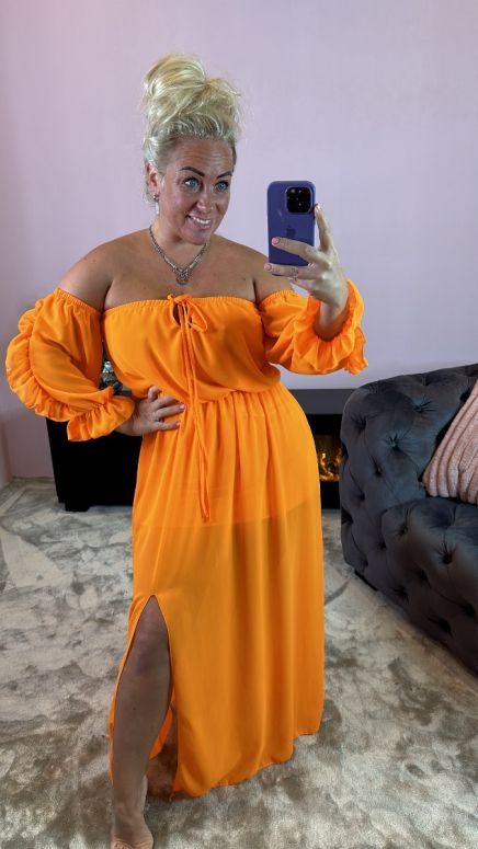 dress 0718 oranje