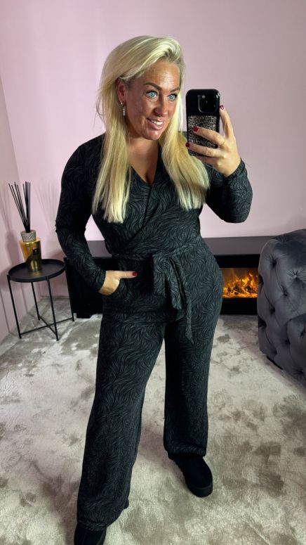 christmas jumpsuit 8978 noir